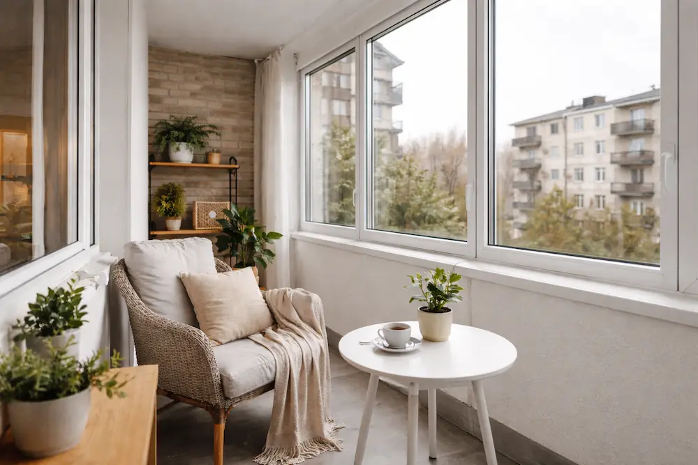 Ferestre pentru balcon transformarea spatiului